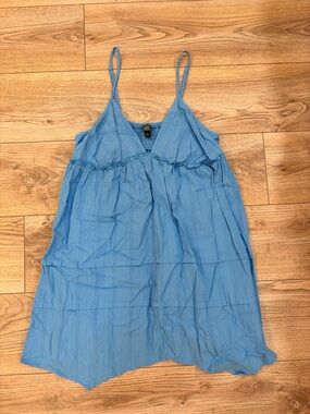 wild fable Blue Sleeveless Mini Dress